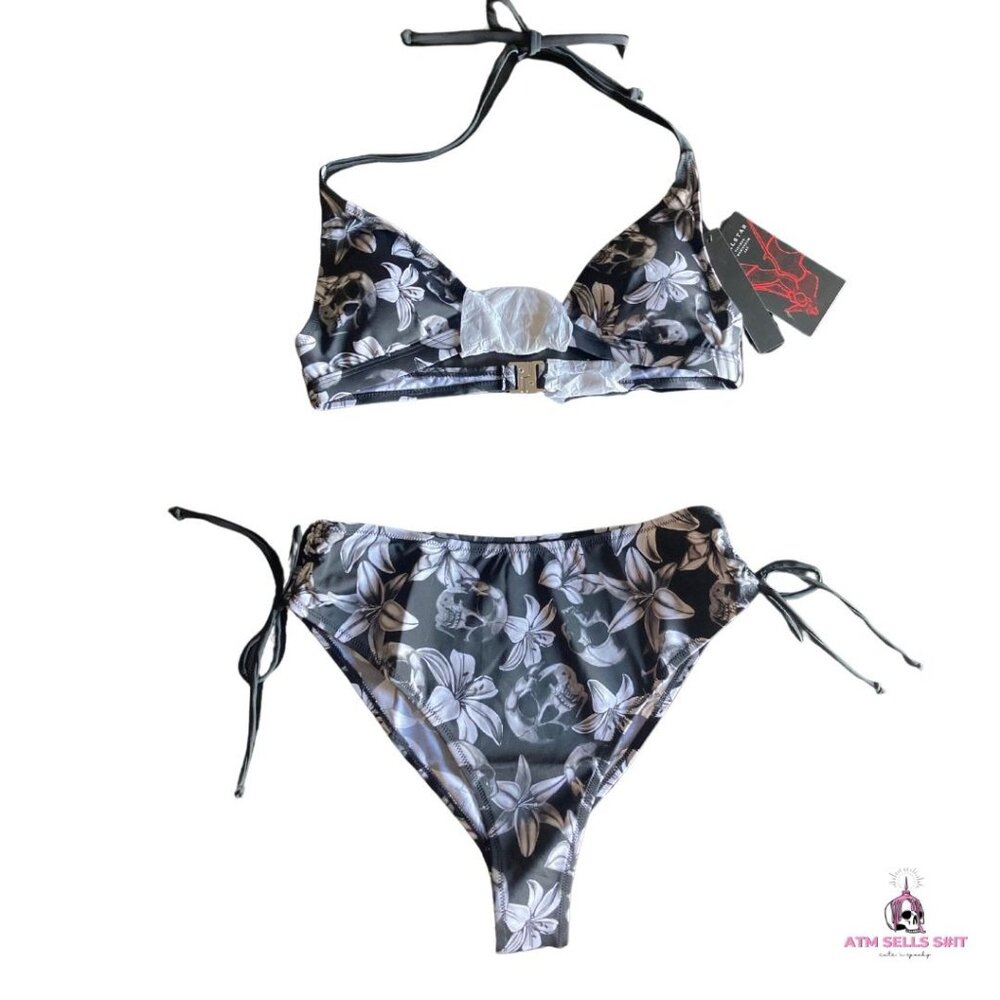 NWT Killstar Harlette's Revenge Bikini Swimsuit MD